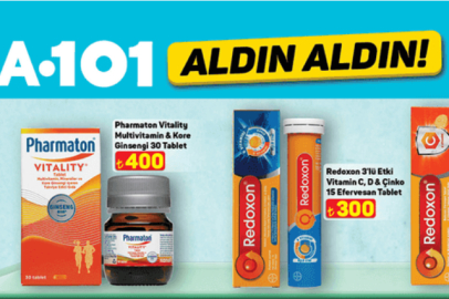 A101 Şimdi de Vitamin Satıyor. Bakın Katalogda Bu hafta neler Var?