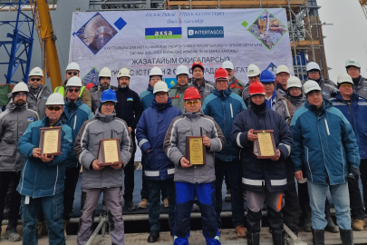 Kazakistan Santral Projesi’nde 2 milyon kişi saat kazasız çalışma başarısı