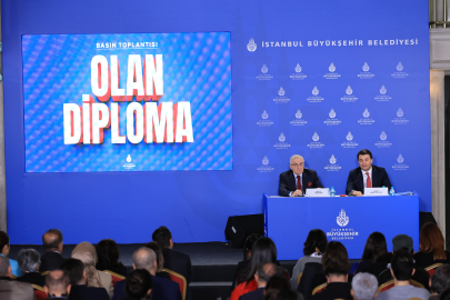 İmamoğlu'nun diploması için ‘Olan Diploma’ başlıklı basın toplantısı düzenlendi
