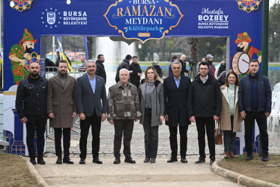 Bursa'da Büyükşehir'den 1500 kişilik iftar sofrası