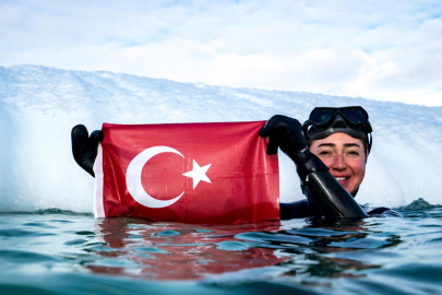 Şahika Ercümen Baykal Gölü’nde buz altı dalışı yapacak