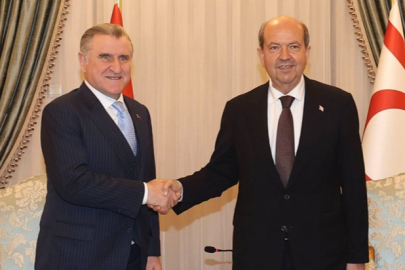 Bakan Bak'tan KKTC Cumhurbaşkanı Tatar'a ziyaret
