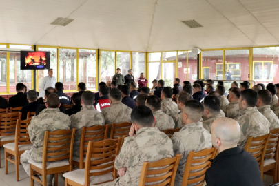 Jandarma personeline orman yangını eğitimi