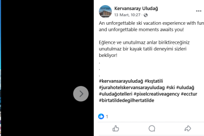Uludağ'da Yanan Otel Kapatılmasına Rağmen Sosyal Medyada Tanıtıma Devam Etmiş