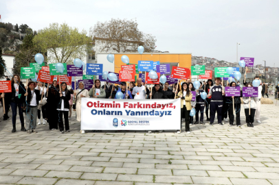 Eyüpsultan’da otizm farkındalık yürüyüşü