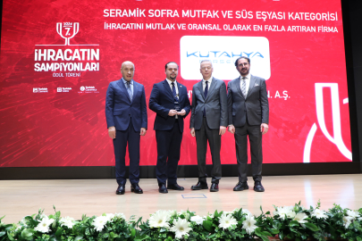 Kütahya Porselen’e İhracatta Çifte Şampiyonluk