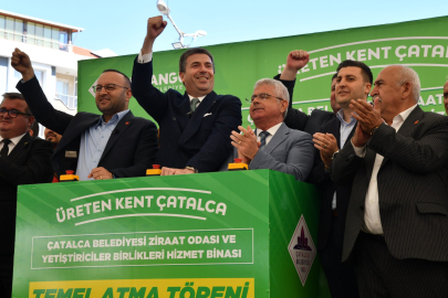 Tarımın Kalbi Olacak Hizmet Binasının Temeli Çatalca'da Atıldı