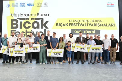 Bursa'da Bıçağın Ustaları Ödüllendirildi