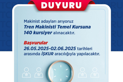 Kariyerinde Rotayı Demiryollarına Çevir! TCDD'den 140 Makinist Adayına Altın Fırsat! Kimler Başvurabilir?