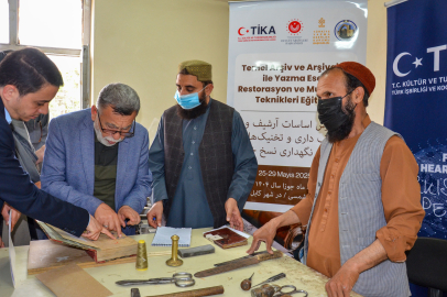 TİKA’dan Afganistan’da Arşivcilik ve Restorasyon Eğitimi