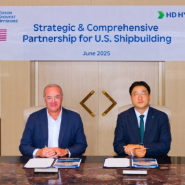 HD Hyundai, ABD'li Tampa Ship ile Ticari Gemi İnşası İçin Güçlerini Birleştirdi