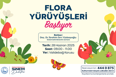 Üsküdar'da Flora Yürüyüşleri Başlıyor