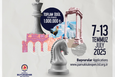 Denizli'de Uluslararası Açık Satranç Turnuvası Heyecanı Başlıyor