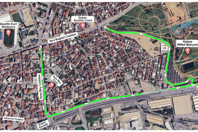 Gebze'de Yeni Trafik Dolaşım Planı Hayata Geçiyor