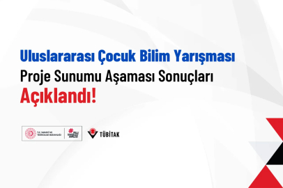Uluslararası Çocuk Bilim Yarışması Proje Sunumu Aşaması Sonuçları Açıklandı