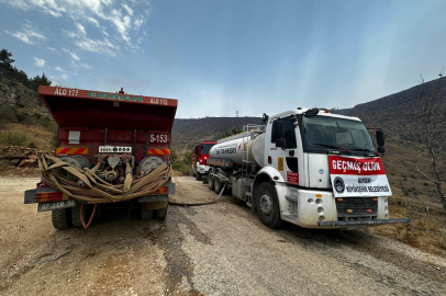 Kayseri Büyükşehir'den Mersin'deki Yangın Söndürme Çalışmalarına Destek