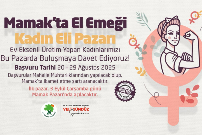 Mamak’ta El Emeği “Kadın Eli Pazarı” Kuruluyor