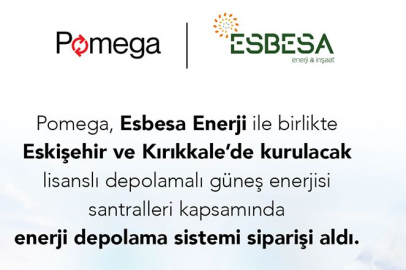 Pomega’dan Enerji Depolama Projesi