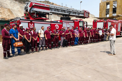 Akkuyu Nükleer A.Ş. İtfaiye Birimi Silifke Yangınında Görev Aldı