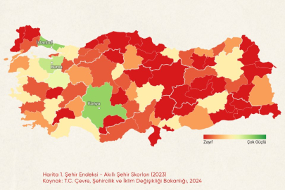 Akıllı Şehir Skorlarında Sadece Konya, İstanbul ve Bursa “Güçlü” Kategorisinde