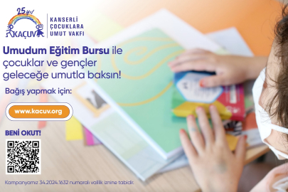 KAÇUV’un ‘Umudum Eğitim Bursu’ Başvuruları 1 Eylül’de Başlıyor
