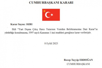 Yurt Dışı Çıkış Harcı 1000 TL Oldu! Resmi Gazete’de Yayımlandı