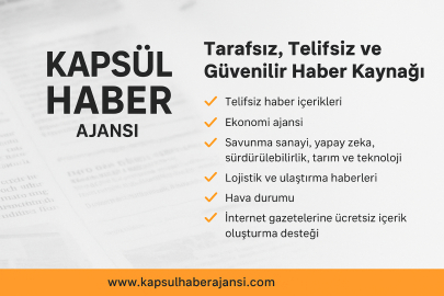 Kapsül Haber Ajansı: Tarafsız, Telifsiz ve Güvenilir Haber Kaynağı