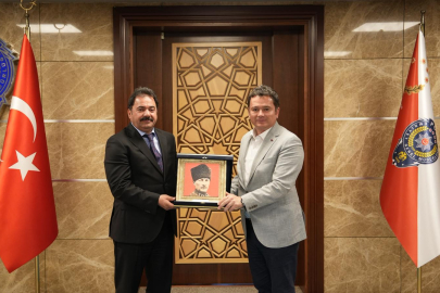 Başkan Aydın’dan Yeni İl Emniyet Müdürü Gökçe’ye Hayırlı Olsun Ziyareti