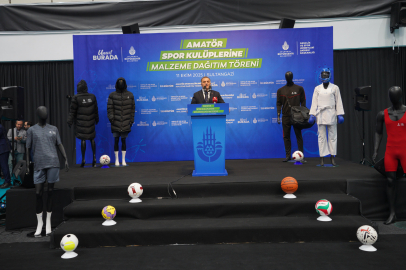 İBB’den Amatör Spor Kulüplerine 100 Milyon Liralık Malzeme Desteği 