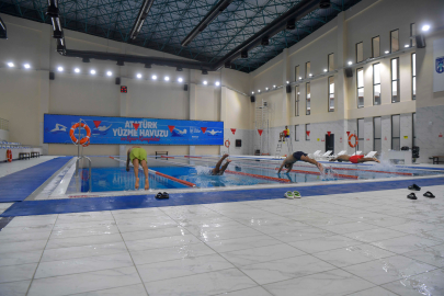 Ankara Sincan Atatürk Yüzme Havuzu ve Spor Kompleksi Yoğun İlgi Görüyor