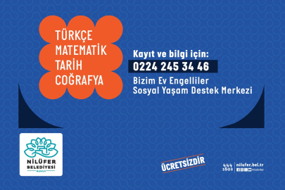 Nilüfer Belediyesi’nden engelli bireylere ücretsiz E-KPSS kursu