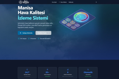 Manisa'nın Nefesi Artık Akıllı Sistemle Anlık İzleniyor!