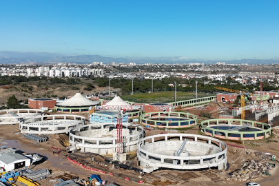 Antalya'da Lara Atıksu Arıtma Tesisi’nde Çalışmalar Sürüyor