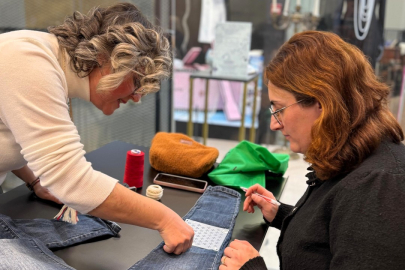 Japon Tekniği İle Nakış Fikirlerini Keşfettiler