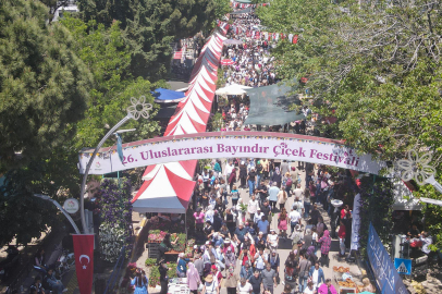 İzmir'de Bayındır 27. Uluslararası Çiçek Festivali için Geri Sayım