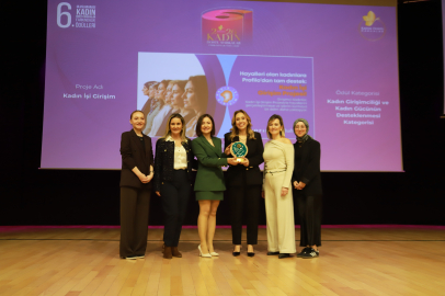 "Kadın İşi Girişim" Projesine ‘Kadın Girişimciliğine Destek’ Ödülü!