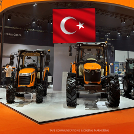TAFE Traktör Konya Tarım Fuarı’nda Yeni Serisiyle Gücünü Sergiledi