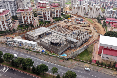 Kahramanmaraş’ın Yeni Nesil Gençlik ve Spor Kompleksi Hızla Yükseliyor