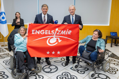 Erişilebilir kent hedefiyle 98. Kırmızı Bayrak İZTO’nun oldu