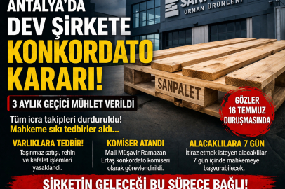 Antalya’da Şok Konkordato! Dev Şirket İçin Kritik Karar Alındı