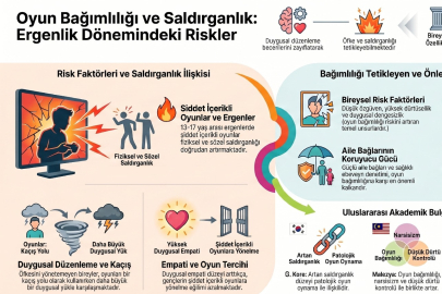Oyun bağımlılığı ergenlerde saldırganlık riskini artırabiliyor