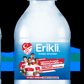 Erikli’den Milli Takım Coşkusuna Özel Şişe Tasarımı
