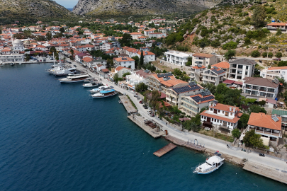 Marmaris'te Bozburun Sahili Yeni Yüzüne Kavuştu