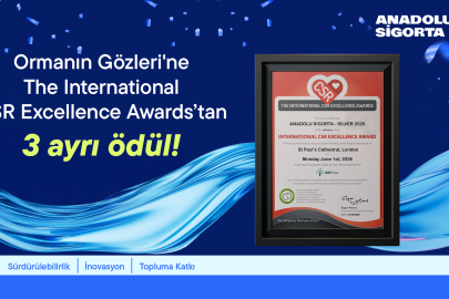 Anadolu Sigorta’nın “Ormanın Gözleri” Projesine CSR Excellence Awards’tan Üç Ödül