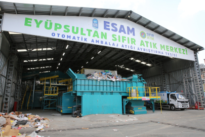 Eyüpsultan Sıfır Atık Merkezi’nde Milyonlarca Kilogram Atık Ekonomiye Kazandırıldı