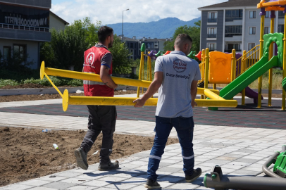 Düzce'de Mergiç Mahallesi’ne Yeni Park