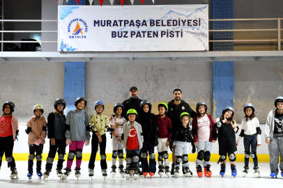 Antalya’nın yaz aylarında serinleten adresi: Dağyakası Buz Pisti