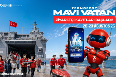 TEKNOFEST Mavi Vatan Ziyaretçi Kayıtları Başladı