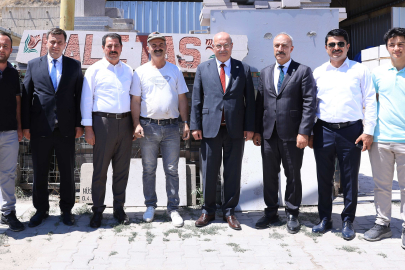 Gürsel Baran’dan Gölbaşı’ndaki Taş ve Mermer Firmalarına Ziyaret