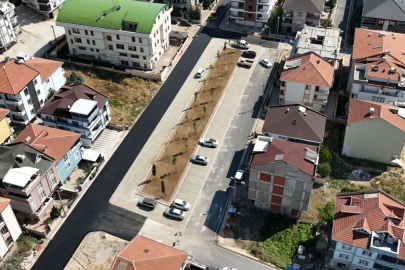 İnegöl Belediyesi’nden Yeni Mahalleye Otopark Hamlesi